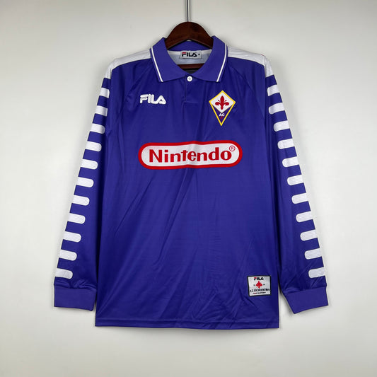 Fiorentina Retro Jersey Long 98 S-XXL