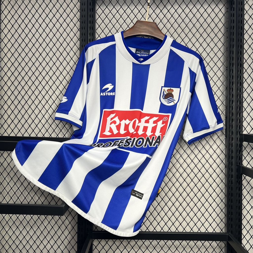 Real Sociedad Retro Jersey 02/03 S-XXL