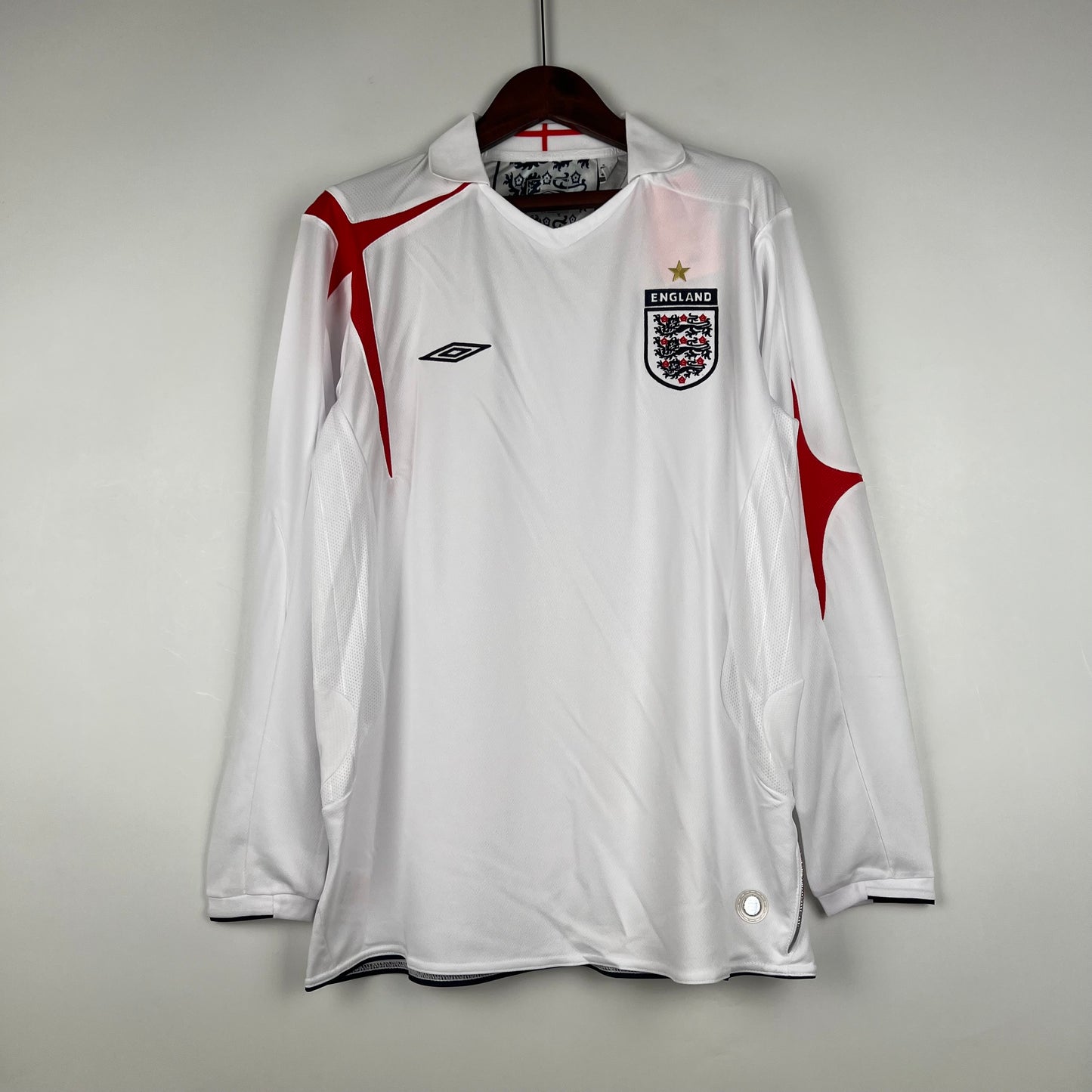 Inglaterra Retro Jersey Long 16 S-XXL