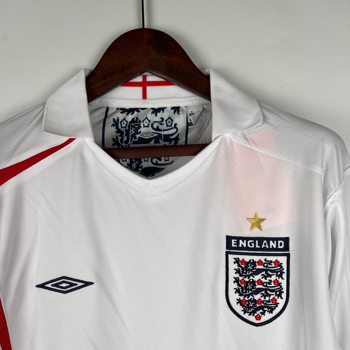 Inglaterra Retro Jersey Long 16 S-XXL